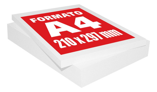 Papel Offset 180g Branco Formato A4 - 250 Folhas 