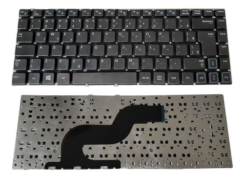 Teclado Para Notebook Samsung Rv411 Rv415 Rv420 Rv419 Com Ç Cor Preto