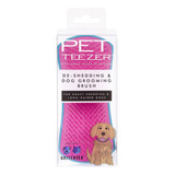 Escova E Rasqueadeira Pet Teezer - Deshedding - Blue/pink