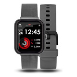 Smartwatch Technos Connect Max Digital Bluetooth Cinza