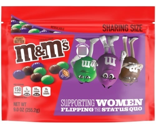 M&ms Peanut Butter Woman Especial 255g Resellable