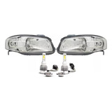 Juego Opticas Vw Gol Country 2012 2013 2014 Crom + Cree Led
