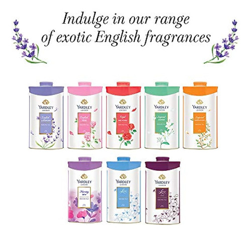 Yardley Inglés Lavanda De Londres Perfumado Desodorante Talc