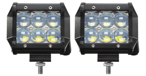 2 Reflectores Led Cree Lupa 18w 3000lm Motos