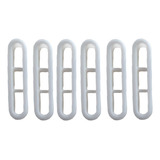 Toldo Cielo Rejilla Interior Set 6 Pzas Vocho Sedan Vw White