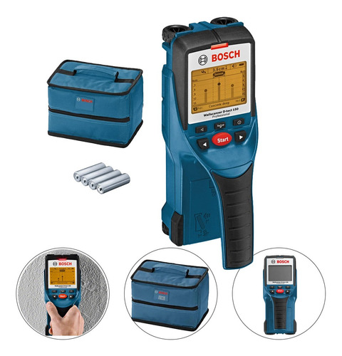 Detector E Scanner De Parede 150mm - D-tect 150 Bosch Cor Azul