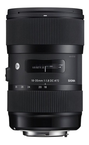 Lente Sigma 18-35mm F/1.8 Dc Hsm Art - Para Câmera Canon