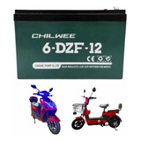 Baterías Moto Eléctrica 12v 12ah (6-dfz-12) Bicimoto