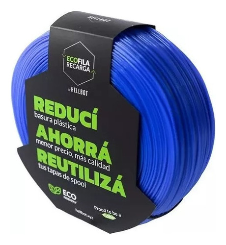  Recarga Filamento 3d Pla Hellbot Ecofila 1,75mm-n4print