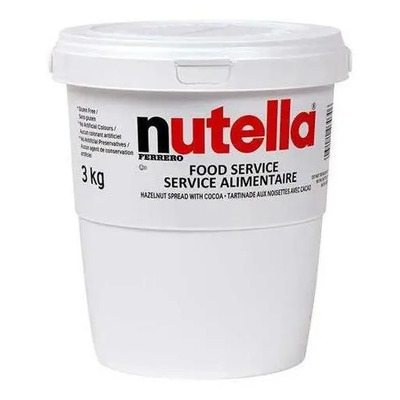 Crema De Avellana Nutella Cubeta 3 Kg | Envío gratis