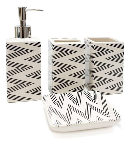 Accesorios De Baño Set X4 De Cerámica Bathroom Oferta!