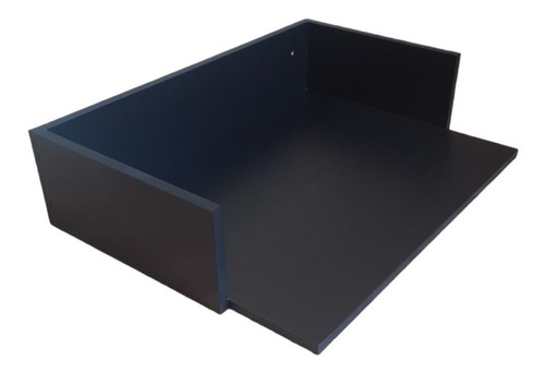 Suporte P/ Microondas Forno Impressora Nicho  Mdf Preto