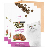 Premios Golosinas Para Gato Fancy Feast Sabor Res 3 Tabletas