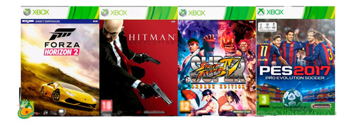 Hitman Absolution - Pes 2017 + 2 Juegos Xbox 360 Original