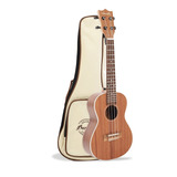 Ukelele Concierto Bamboo Bu23cf Con Funda