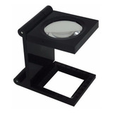 Lupa Cuenta Hilos 2 Leds Metal Vidrio Lente 8x 30mm 