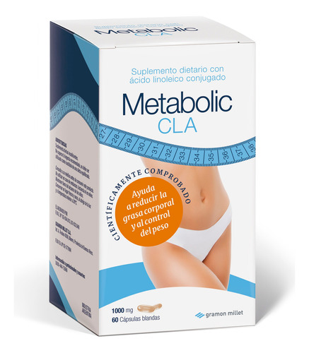 Suplemento En Cápsulas Gramon Millet Metabolic Cla Adelgazante En Caja 60 Un