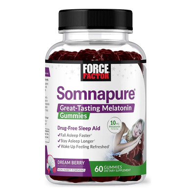 Force Factor Somnapure Melatonina 10mg 60 Gomitas R92 Bayas | Envío gratis