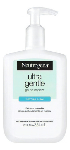 Gel Neutrogena Gentle Limpieza Facial Piel Sensible 354ml
