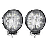 Reflector Led 27w Redondo - Ranger Hilux Amarok Jeep X 2