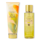 Victoria's Secret Set Crema Y Body Mist Bare Vanilla  Sol