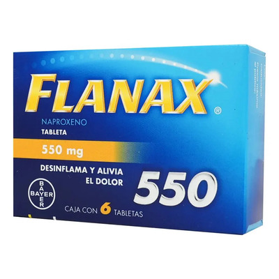 Flanax 550 Mg Caja C\u002F6 Tabletas - Bayer consumer healthcare | MercadoLibre