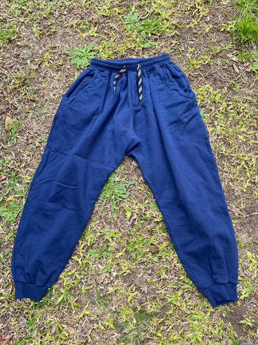 Pantalón Deportivo Azul Joguin Jogguin Talle 6 (p4) Con Puño