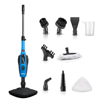 Limpiadora A Vapor Midow M1 1300w 10 Accesorios Color Azul | Mismo precio en cuotas