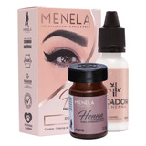 Kit Henna Para Sobrancelhas Preto Menela 2,5g