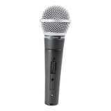 Microfono Alambrico De Mano C/ Switch Shure Sm58s