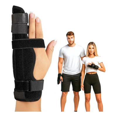 Férula Para Dedo Meñique O Anular |doble Soporte De Aluminio Negro M | MercadoLibre