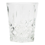 Vaso Whisky Vidrio Diamante Cristar 300ml Labrado X1 Velas