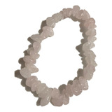 1 Pulsera De Cuarzo Rosa Piedra Natural Amuleto Ujm