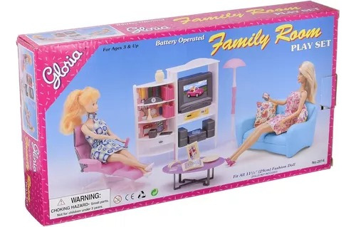 Set Accesorios Muñecas Barbie Family Room