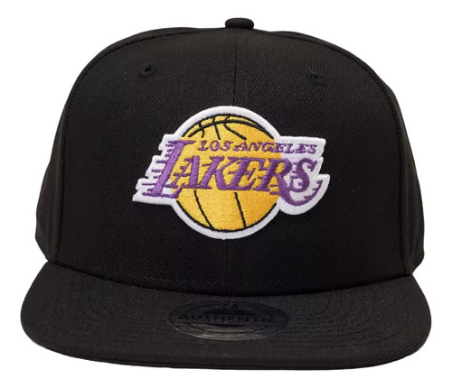 Jockey Los Ángeles Lakers Nba Color Negro Visera Plana