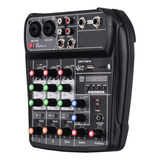 Consola De Mistura Dj +48v Audio Compact Power Karaoke For