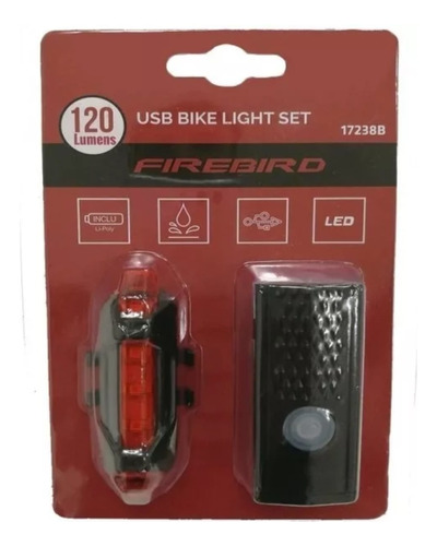 Luces Usb P/bicicleta - 120 Lumines Led