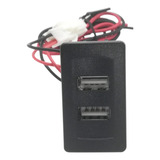 Cargador De Coche, Adaptador Usb Dual De 40x18 Mm Para Modo