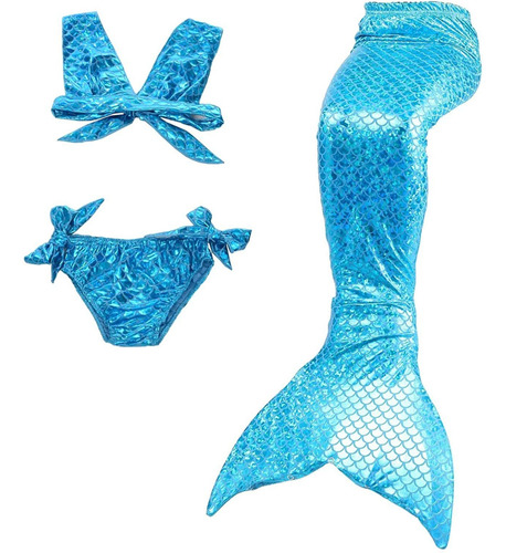 Bañador De Cola De Sirena For Niñas, Bikini