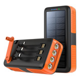 Cargador Portatil Solar Camping Y A Manija  63.200 Mah