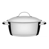 Caçarola Avulsa Rasa Tramontina Inox Allegra 22cm 3,3 Litros