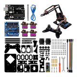 Kit De Pinza Mecánica Para Robot Acrílico Lafvin 4dof, Compa