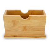 Porta Guardanapo Bambu Cozinha Decoração Utensilio De Mesa 