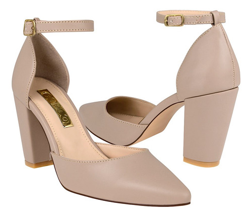 Tacones Dama Stylo 15905 Simipiel Beige