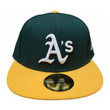 Gorra New Era Oakland Athletics Mbl 59 Fitfy Cerrada