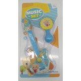 Set De Instrumento Musicales  Guitarra + Maraca Didáctica Bb