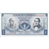 Colombia 1 Peso Oro 20 Julio De 1972