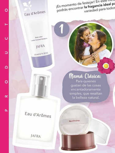 Kit Eau De Aromes Perfume,talco Y Crema 0riginales De Jafra