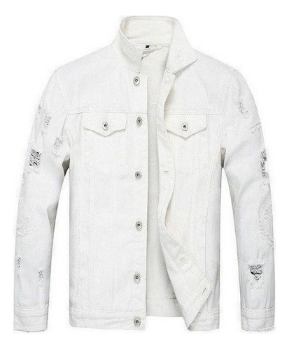 Ropa Retro Hombre Ropa Ocio Chaquetas Mezclilla Masculina