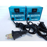 Cargador De Baterías 6v Y 12v, Pack 2 Pzs